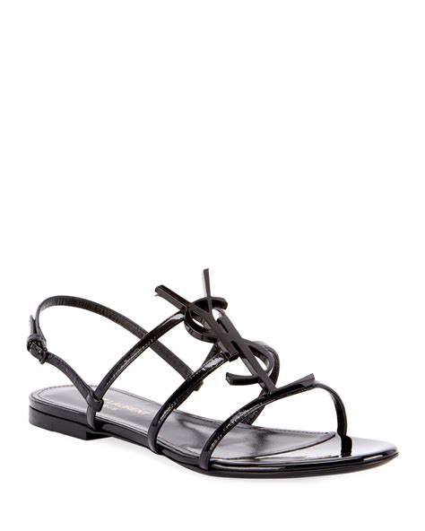 ysl sandels|YSL flat sandals women.